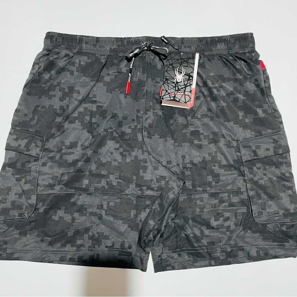 Spyder Active Athletic Camo Shorts NWT